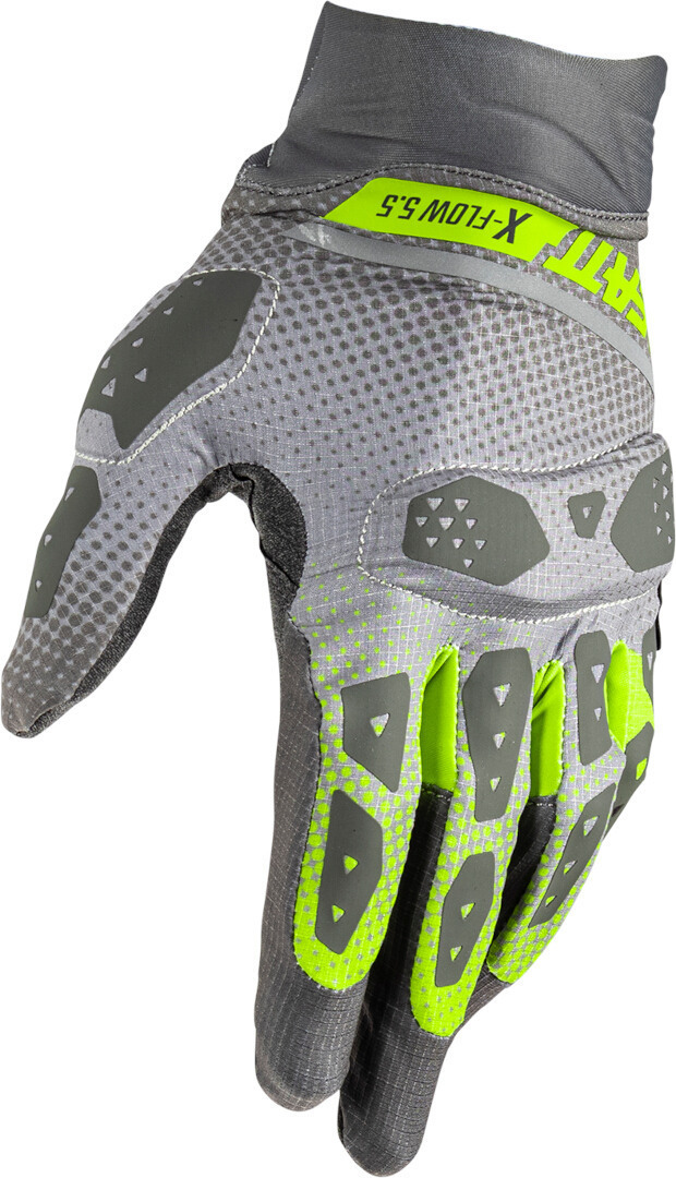Leatt ADV X-Flow 5.5 Short Gants de moto Vert/Gris L Figure 5