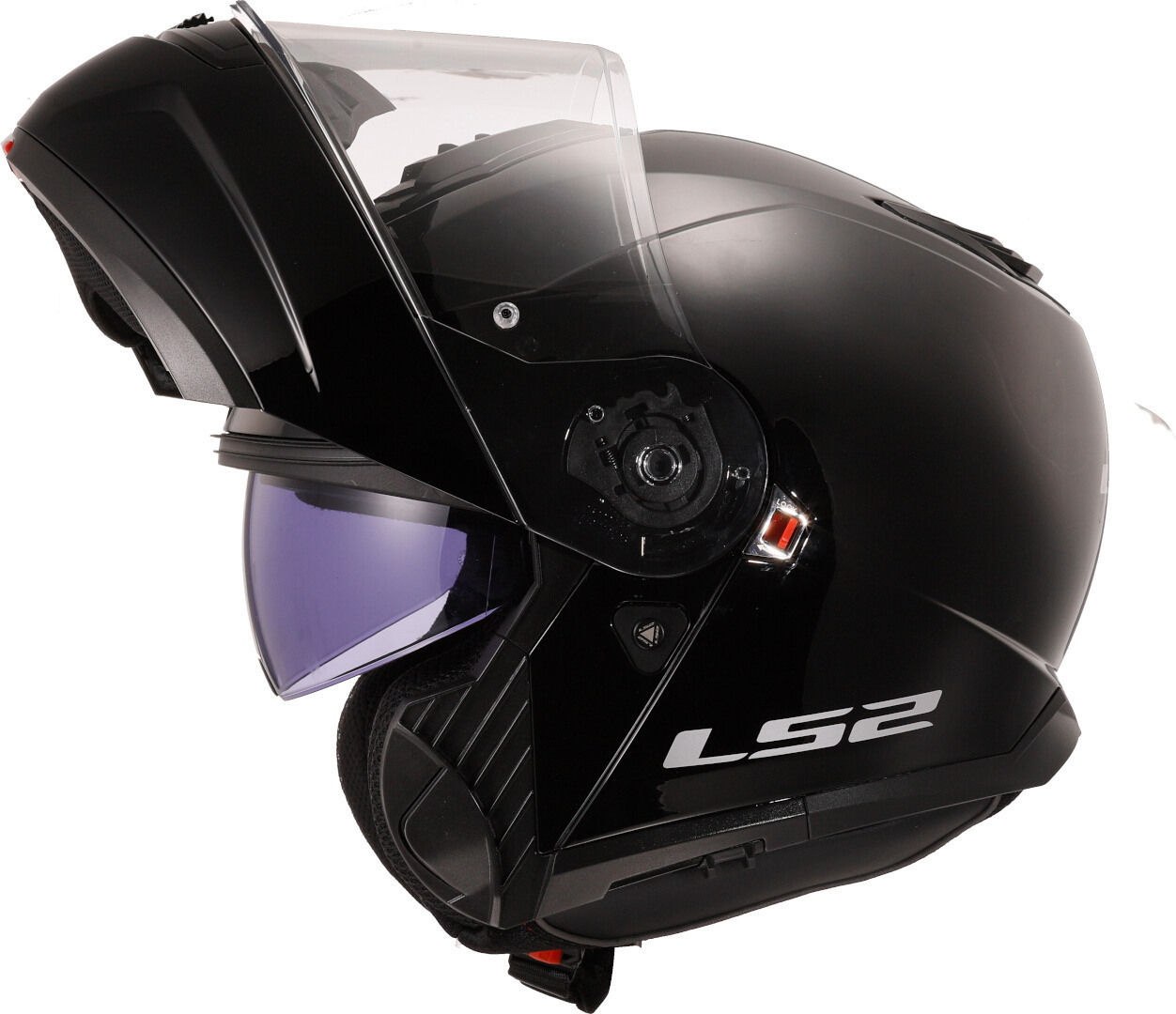 LS2 FF908 Strobe II Solid 頭盔 黑色 L（59/60） 图4