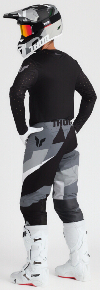 Thor Sportmode Brave Motocross bukser sort/hvid/grå 32 Figur 7