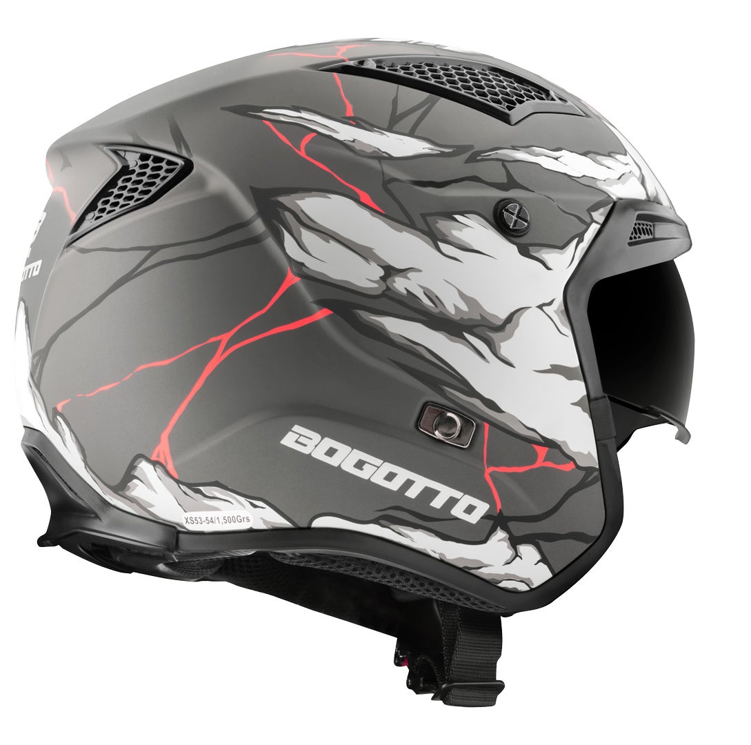 Bogotto Radic Skulash Helm grau/schwarz S Abbildung 20
