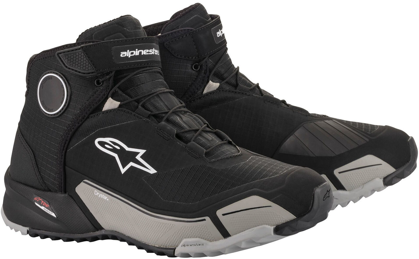 Alpinestars CR-X Drystar Motorcykel Sko sort/grå 14 (48) Figur 1