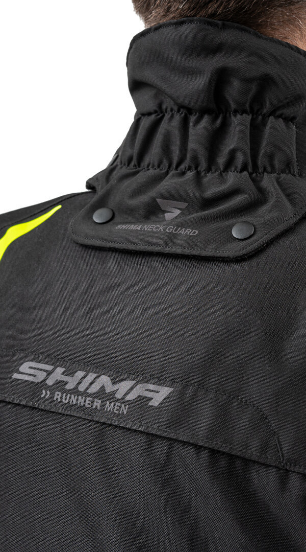 SHIMA Runner wasserdichte Motorrad Textiljacke schwarz/gelb L Abbildung 9