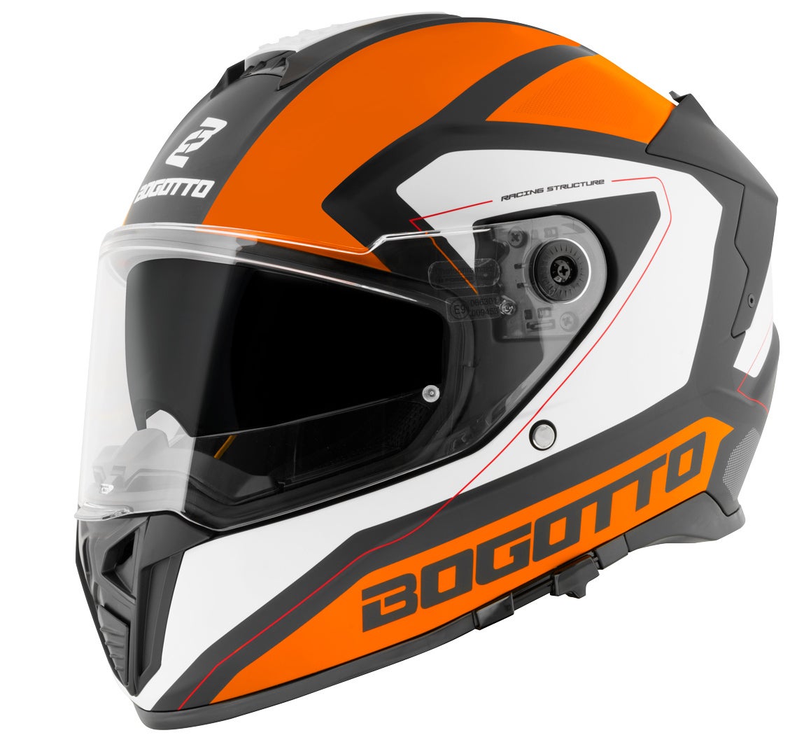 Bogotto FF122 BGT Casque orange/blanc 2XL Figure 2
