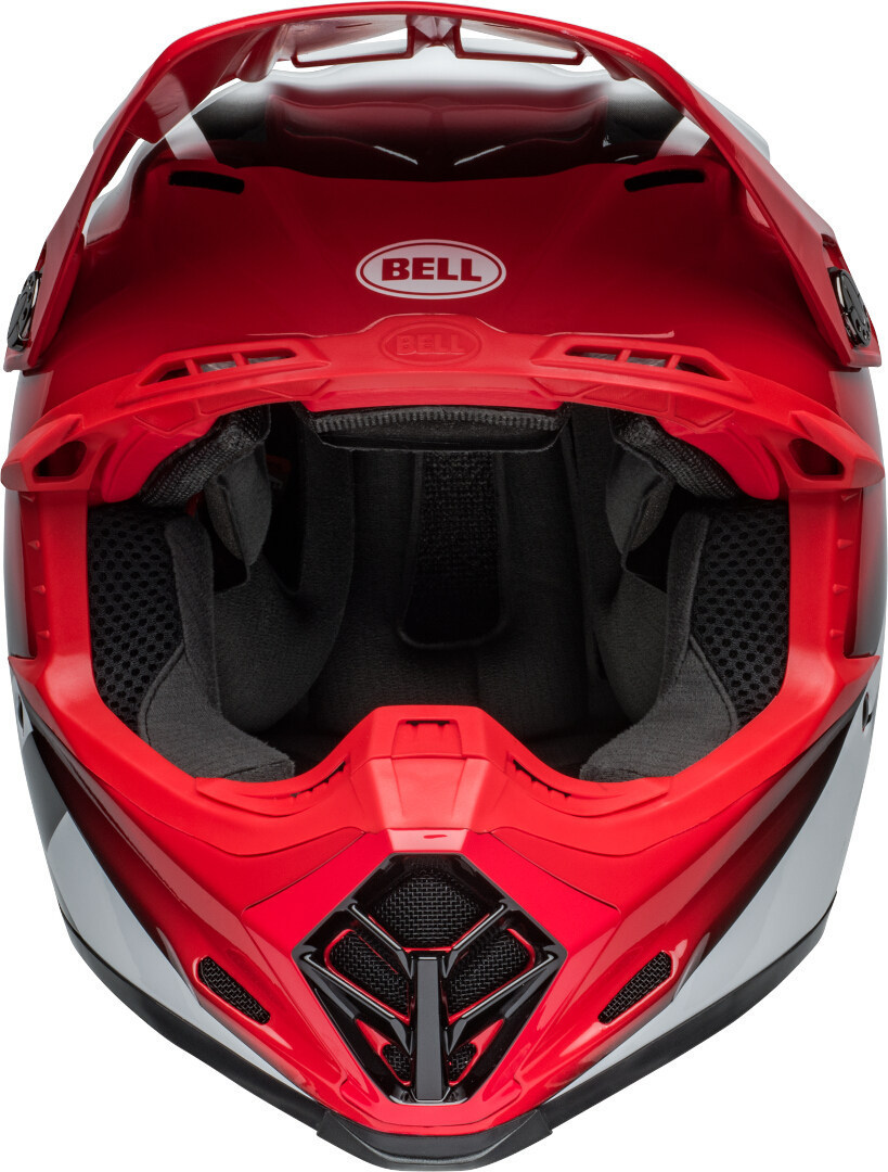 Bell Moto-9S Flex Rail Motocross hjälm röd/svart/vit XL (60/61) Figur 3