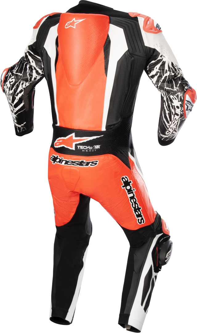 Alpinestars Absolute V2 One Piece Motorcycle Leather Suit red/white/black 52 Figure 2