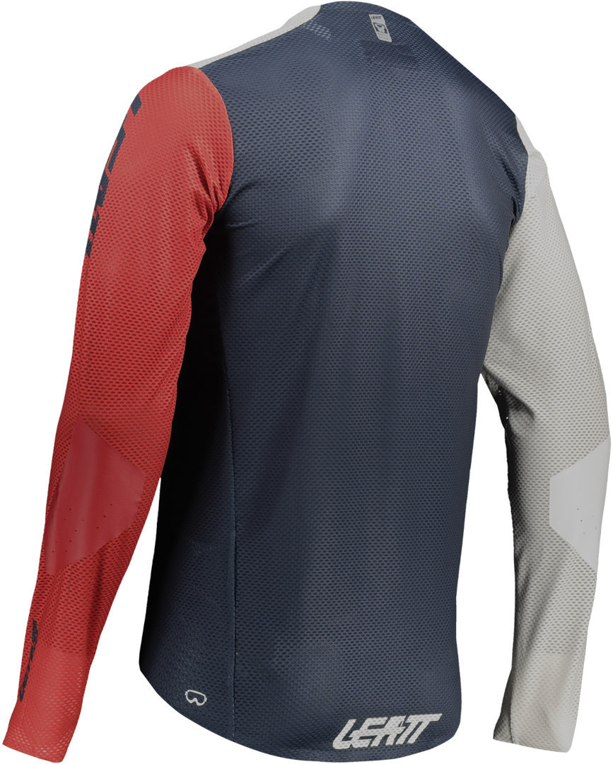 Leatt MTB Gravity 4.0 Kinderfiets Jersey blauw/wit M Figuur 3