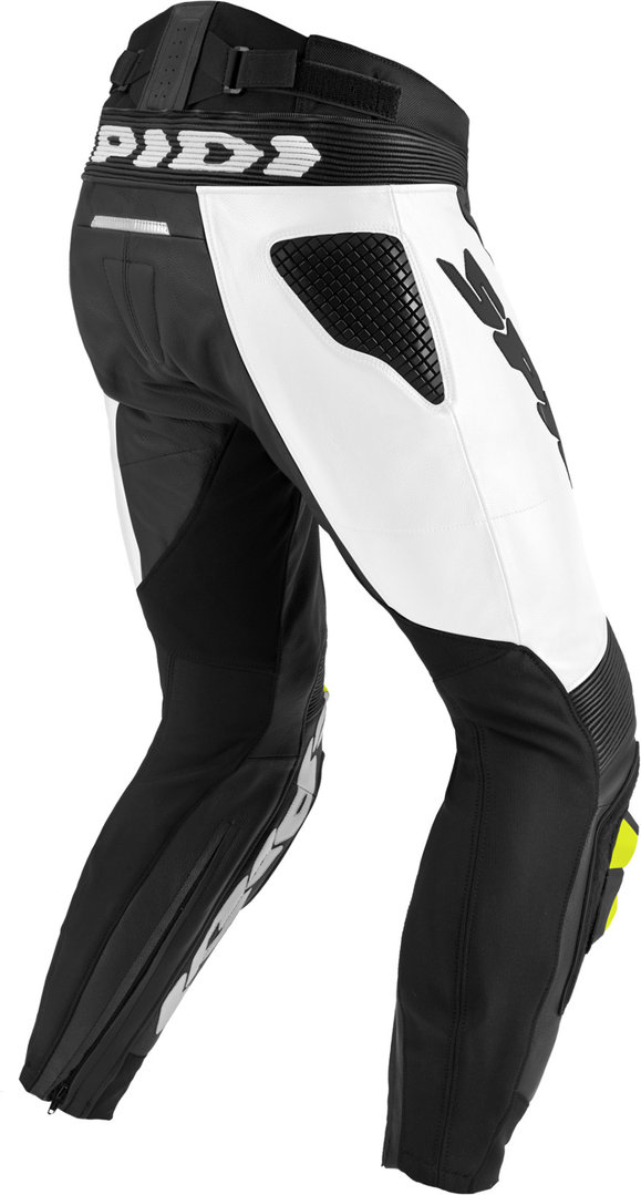 Spidi RR Pro Warrior Motorcycle Leather Pants black/white 52 Figure 2