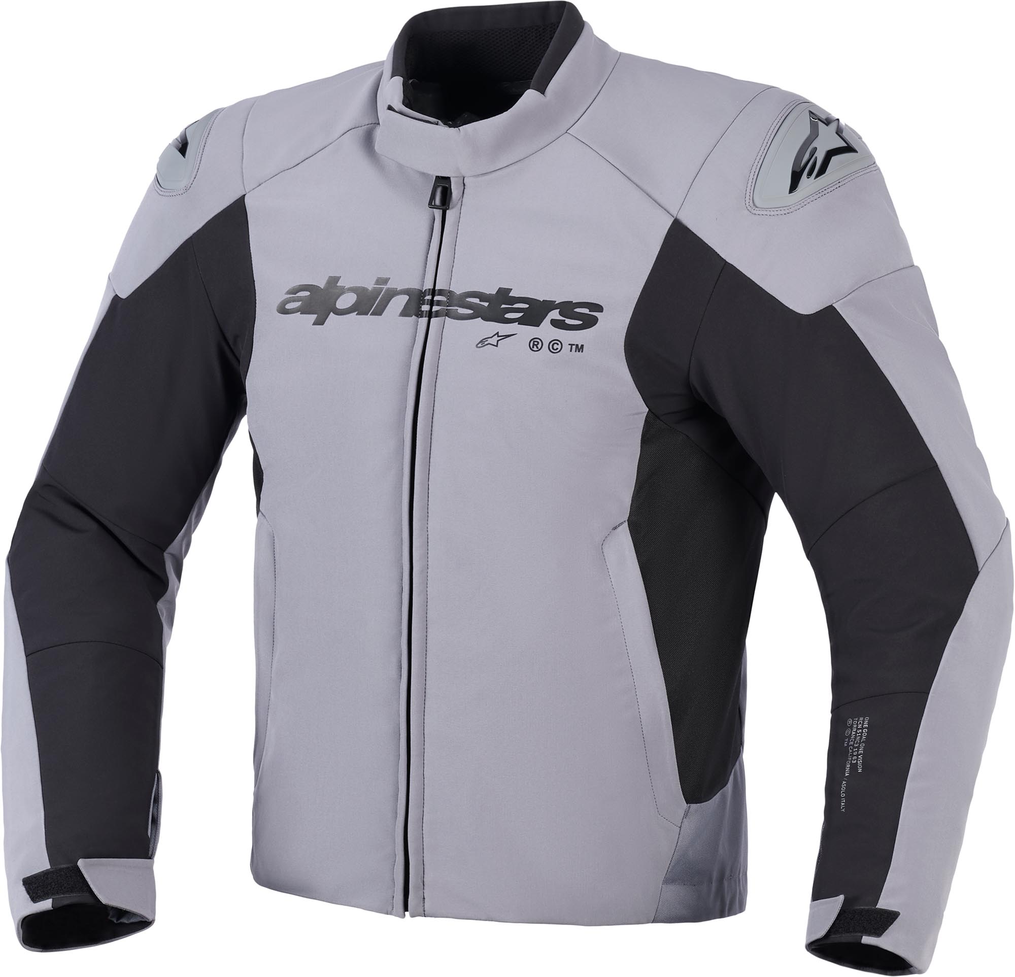 Alpinestars SMX Jachetă textilă impermeabilă pentru motociclete gri închis/negru S Figura 1
