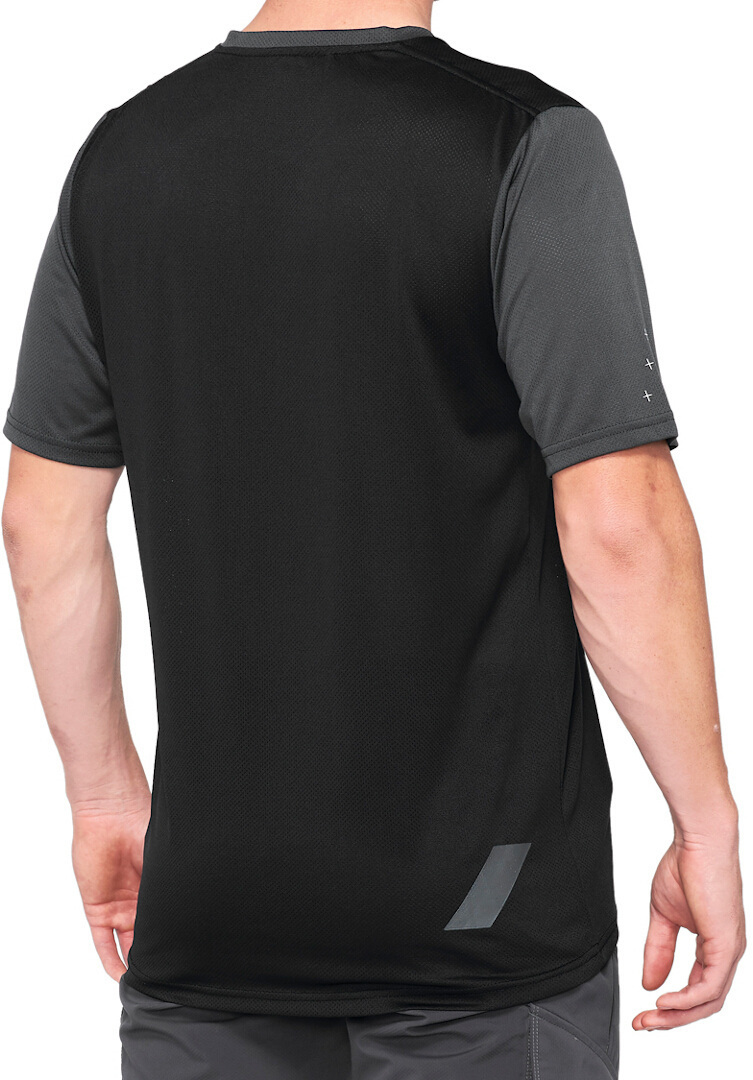 100% Ridecamp Tricou de bicicletă cu mânecă scurtă Negru/gri M Figura 2