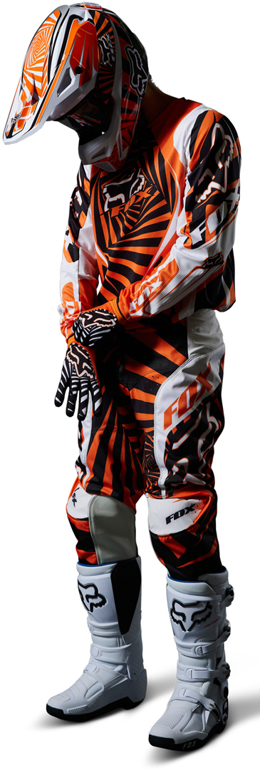 FOX 180 Goat Motorcross jersey Oranje M Figuur 3