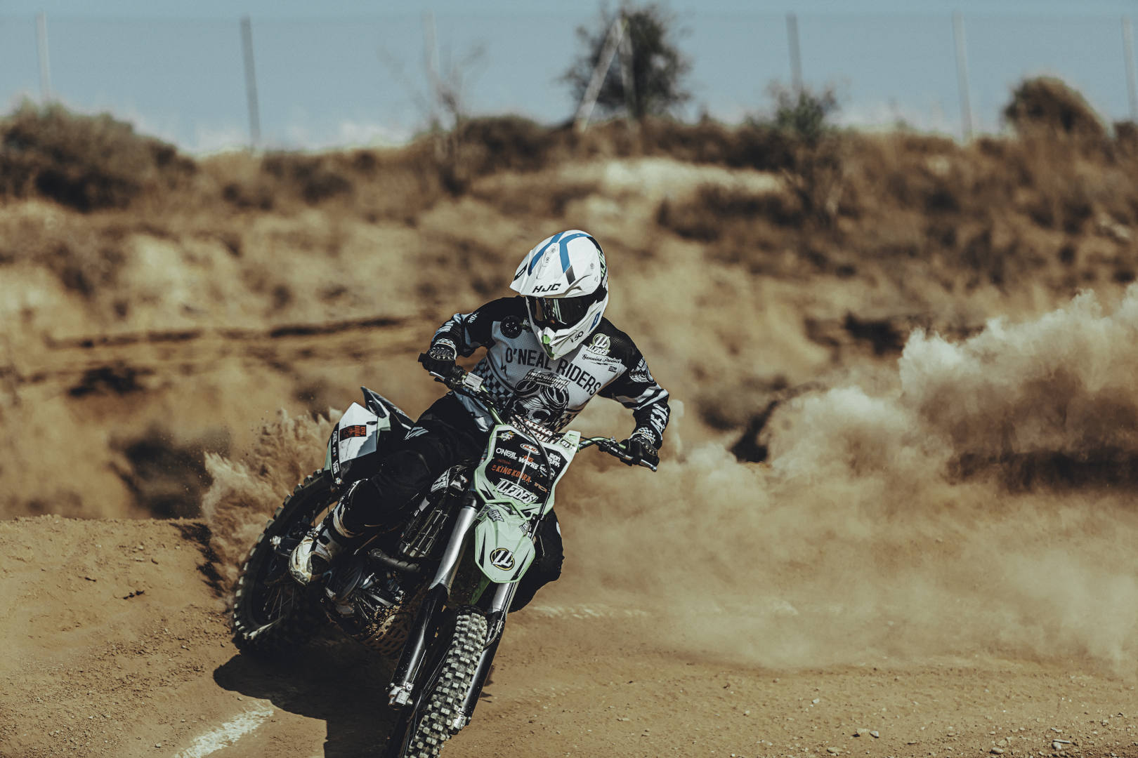 HJC i50 Erased Casco Motocross bianco/blu L (59/60) Figura 5
