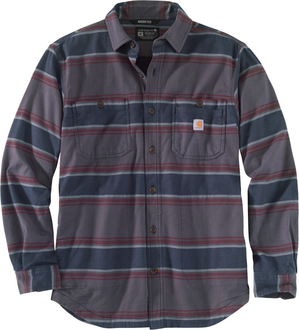 Carhartt Hamilton Fleece Lined camicia blu/viola M Figura 1