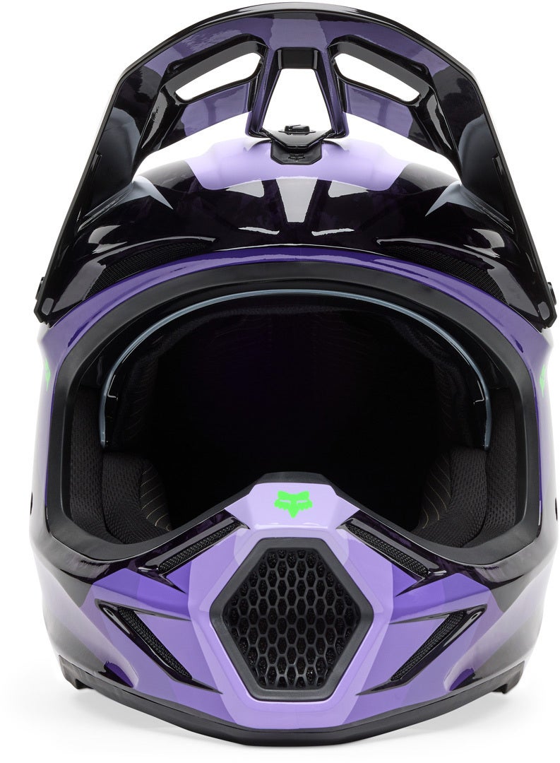 FOX V3 RS Grid MIPS Motocross Helm schwarz/lila S (55/56) Abbildung 6