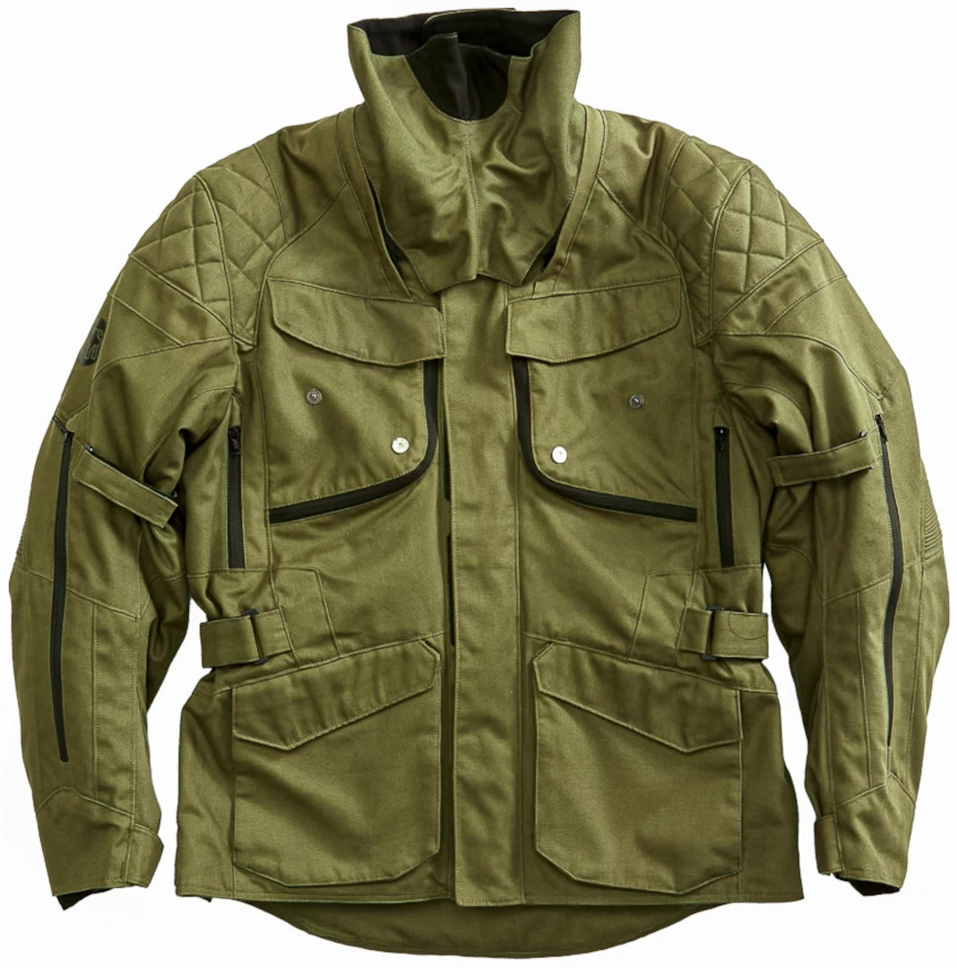 HolyFreedom Explorer Blouson textile de moto Vert militaire L Figure 2