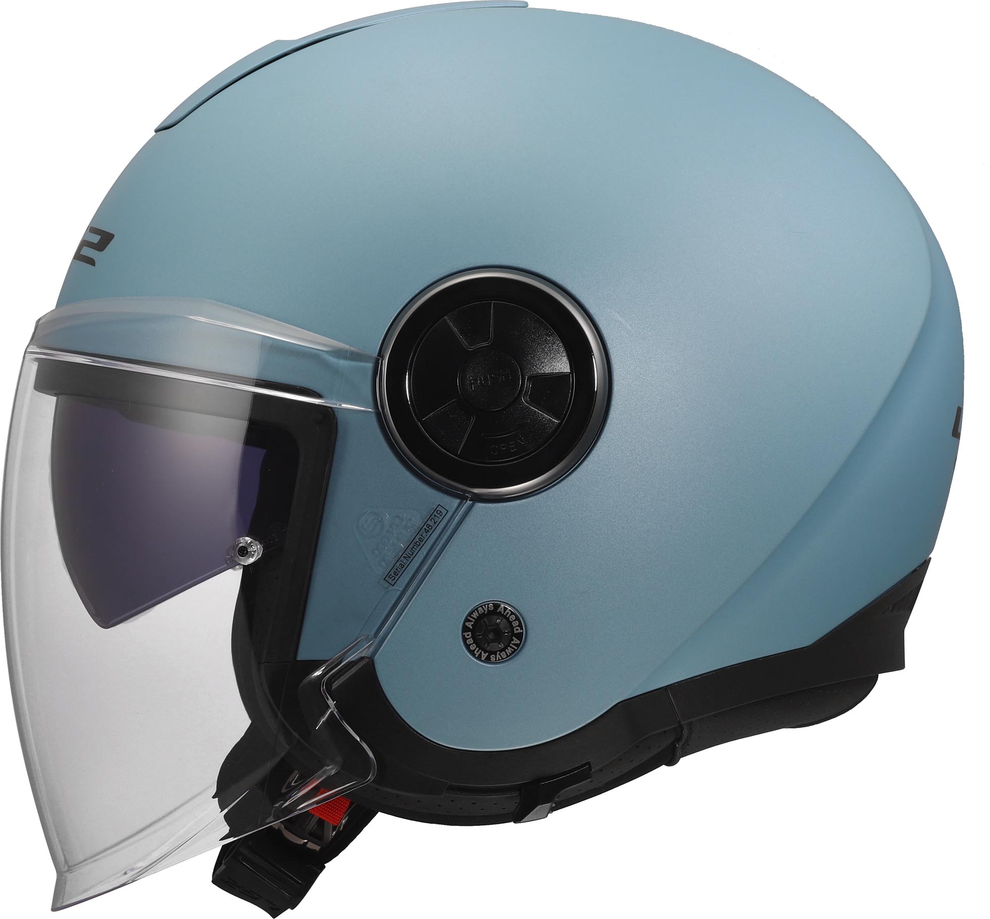 LS2 OF620 Classy Solid Jet Helmet light blue XXL (63/64) Figure 2