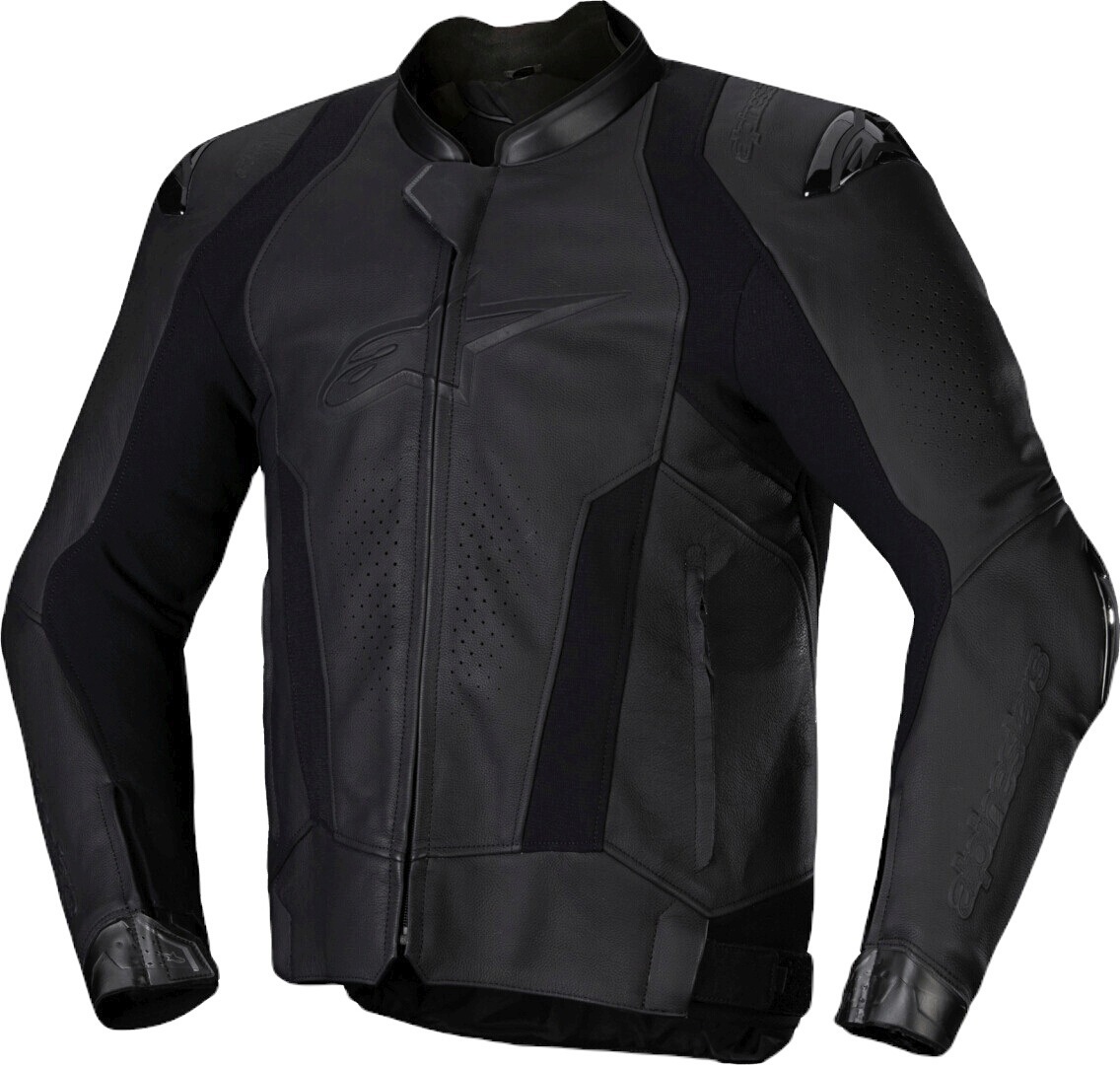 Alpinestars Missile V3 Motorcycle Leather Jacket black 52 Figure 1
