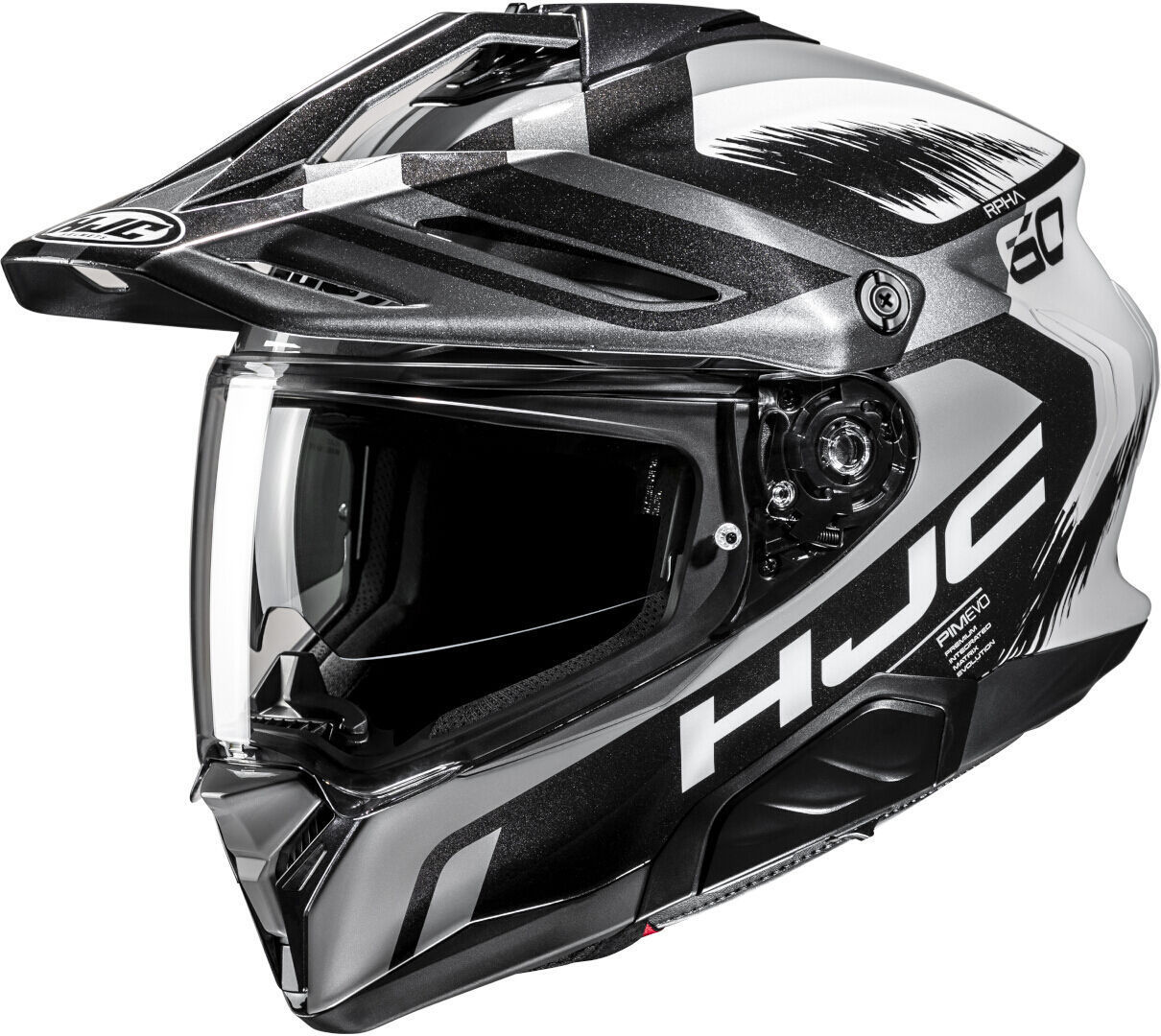 HJC RPHA 60 Quid Casco da enduro Argento/Nero/Bianco L (58/59) Figura 1