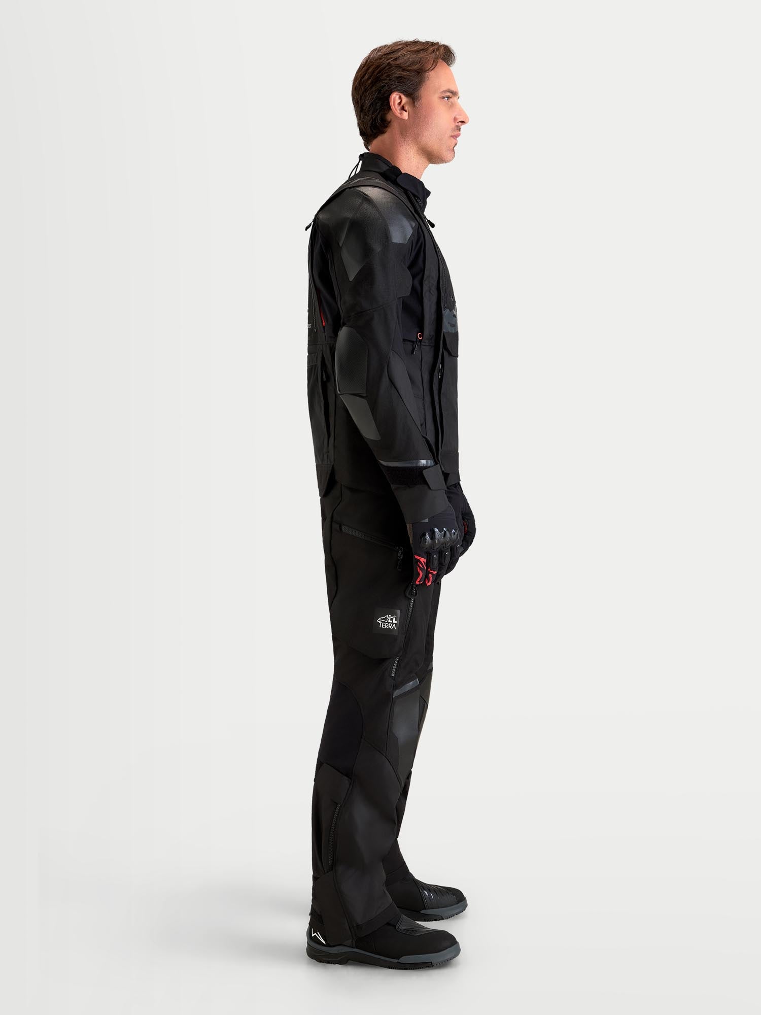 Alpinestars Harok V2 Drystar wasserdichte Motorrad Textiljacke schwarz L Abbildung 11
