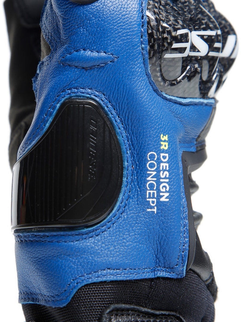 Dainese Carbon 4 Short Motorcykelhandsker blå/sort L Figur 12