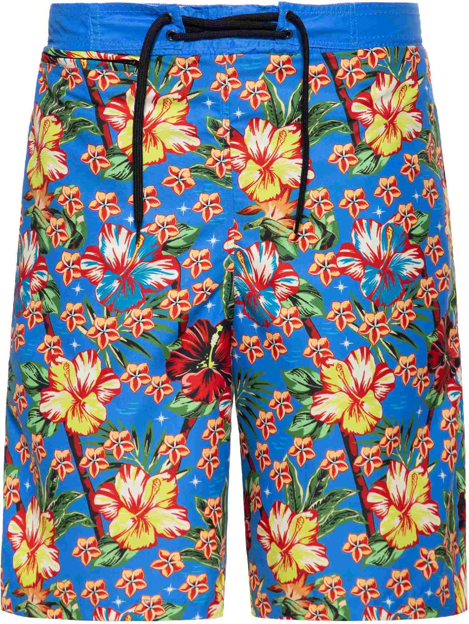 King Kerosin Hula Girl Short de bain bleu/multi M Figure 1