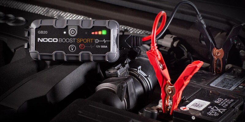 NOCO GB20 Batteri Jump Starter Lithium 12V 500A Figur 4