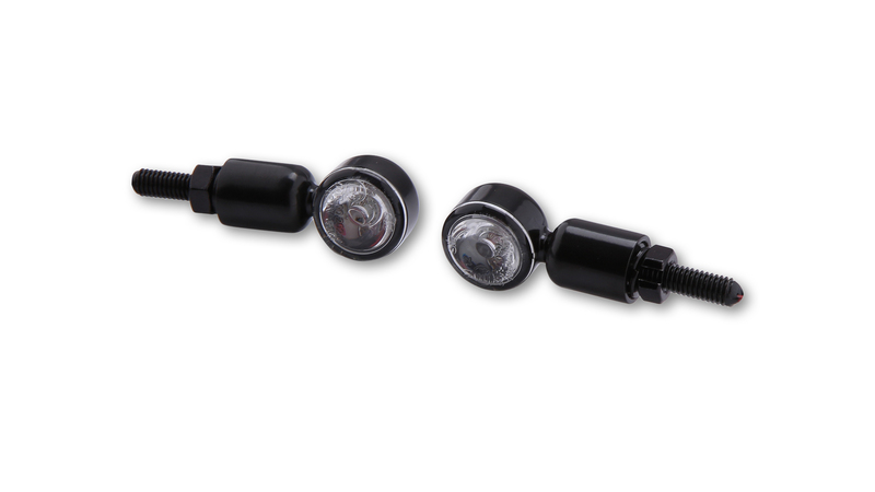 HIGHSIDER Smart MC-1 LED-indikator Hus Svart / Objektiv Klar (Par), Fram & Bak Figur 4