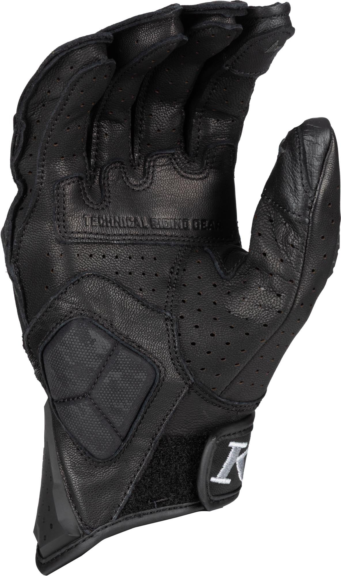 Klim Badlands Aero Pro Short 2026 perforerede motorcykelhandsker Sort M Figur 2