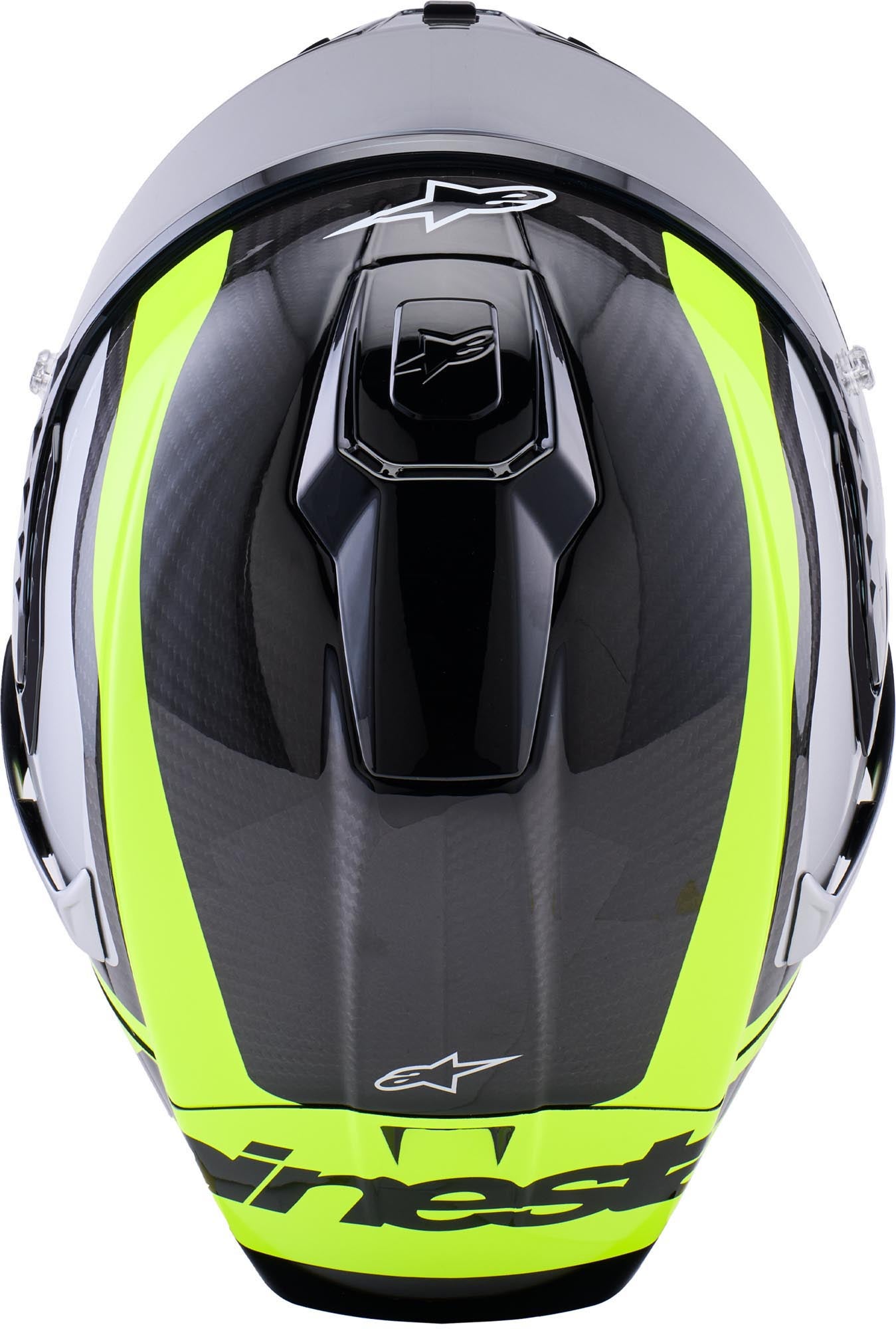 Alpinestars Supertech R10 Arius Carbon Čelada črna/bela/neonsko-rumena M (57/58) Slika 5