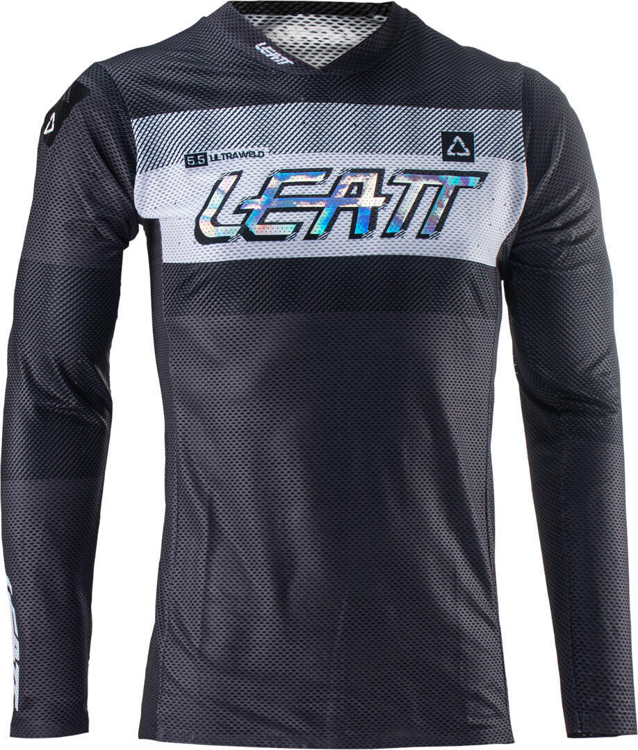 Leatt 5.5 Ultraweld 2024 Motocross trøje sort/grå/hvid L Figur 5