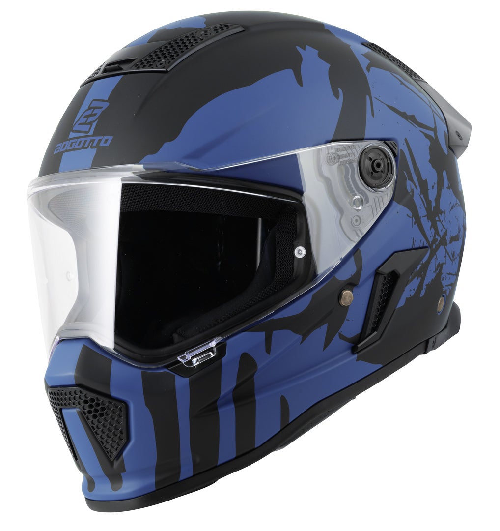 Bogotto Rapto Demon Helmet blue matt XL Figure 17