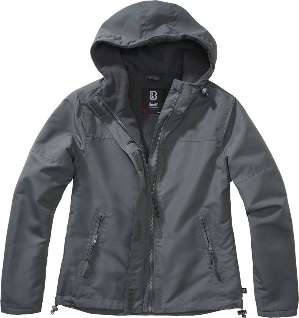 Brandit Women's Anthracite Windbreaker Frontzip Jacket