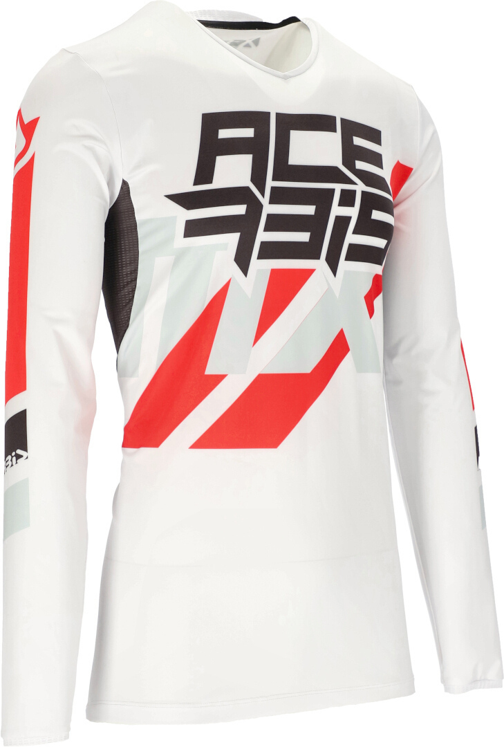 Acerbis X-Flex Three Motocross Jersey white/red M Figure 1