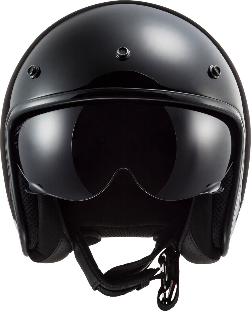 LS2 OF601 Bob Solid Jet Helmet black L (59/60) Figure 2