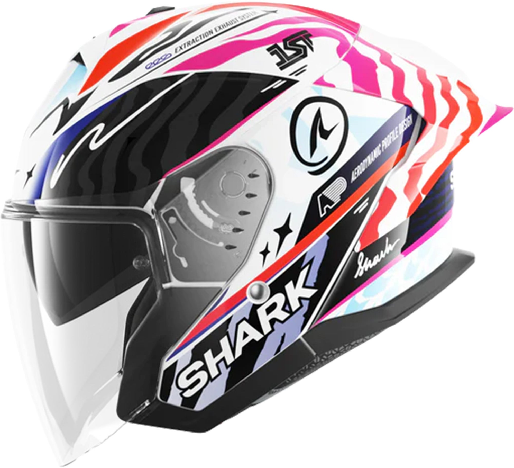 Side view of Shark Skwal Cup Speed-Fancy Jet Helmet