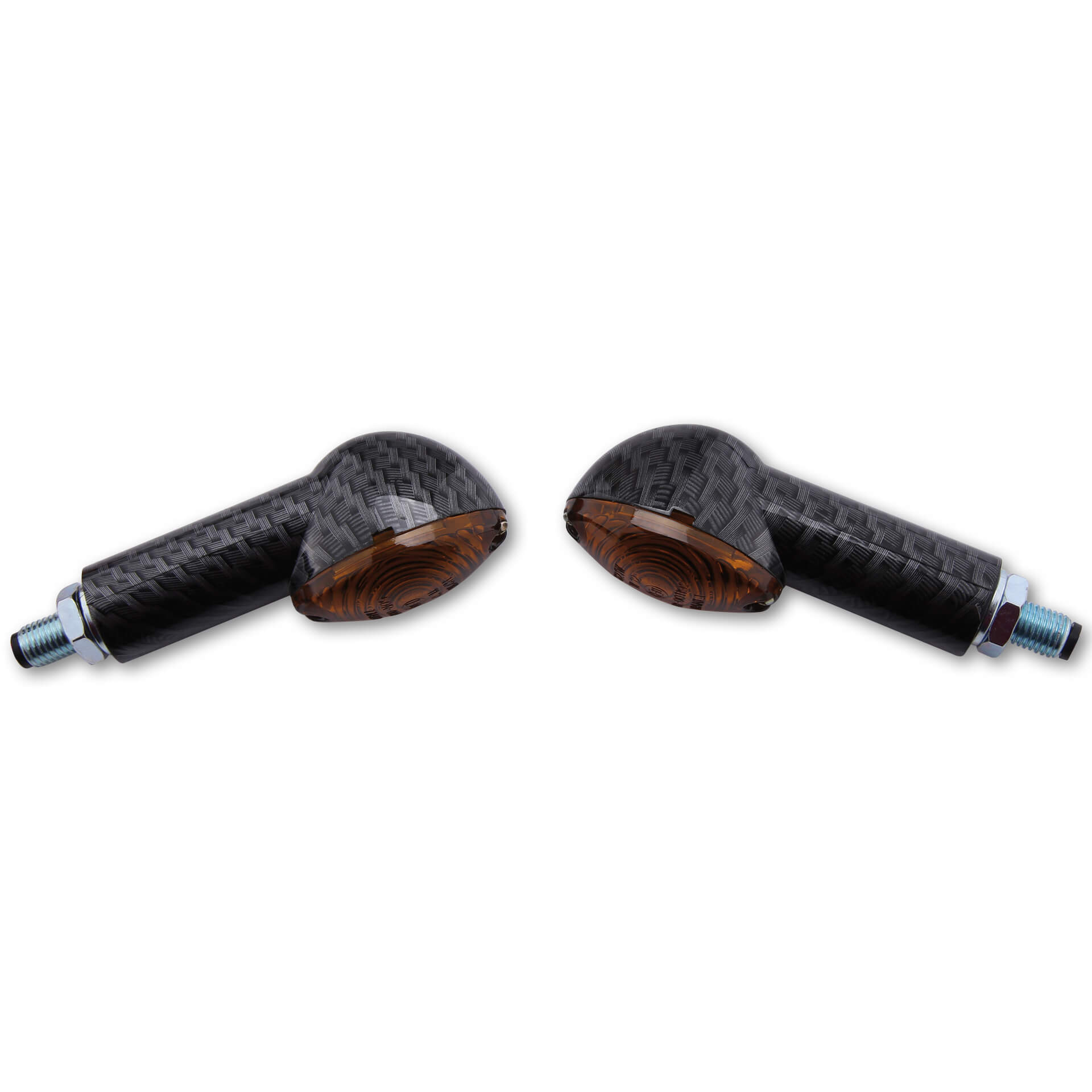 SHIN YO Mini Blinker CATEYE, lang Carbon Colorat Figura 4