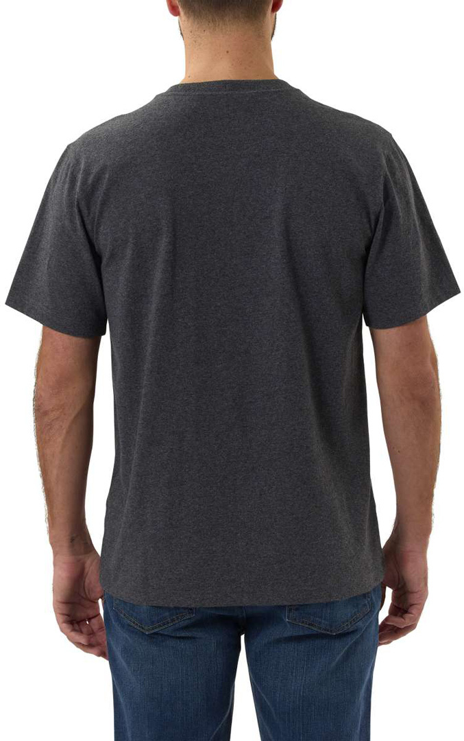 Carhartt EMEA Core Logo Workwear Short Sleeve Tricou Gri închis XXL Figura 2