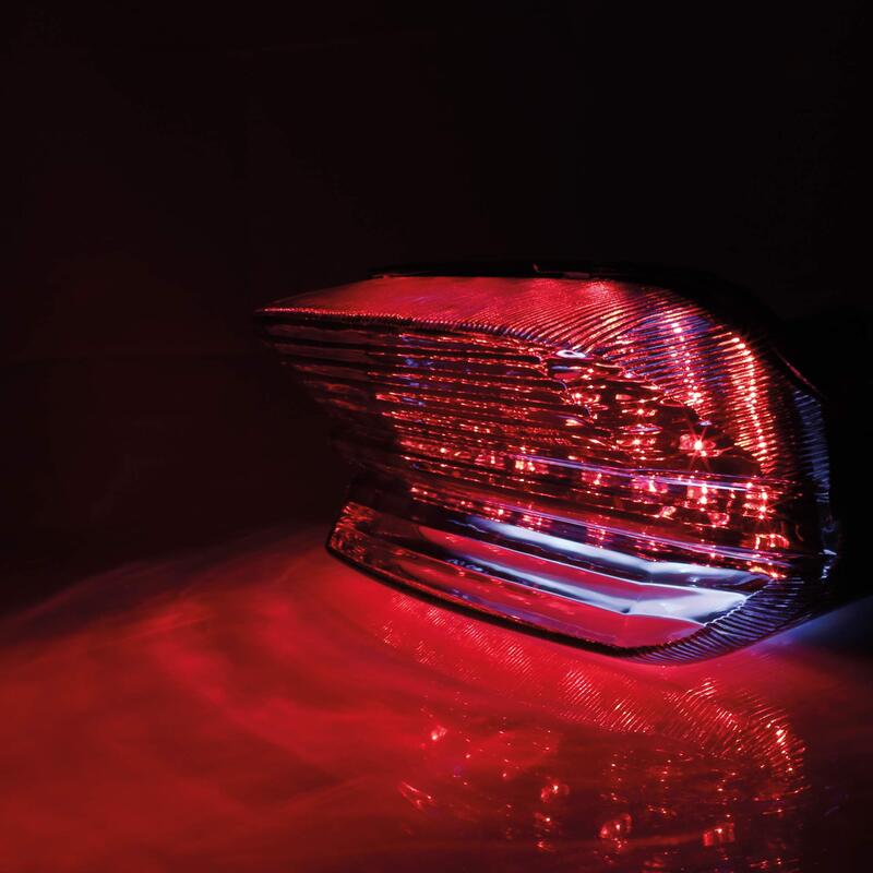 HIGHSIDER smart LED-baklykta Svart Yamaha Style, E-godkänd (1st) Figur 4