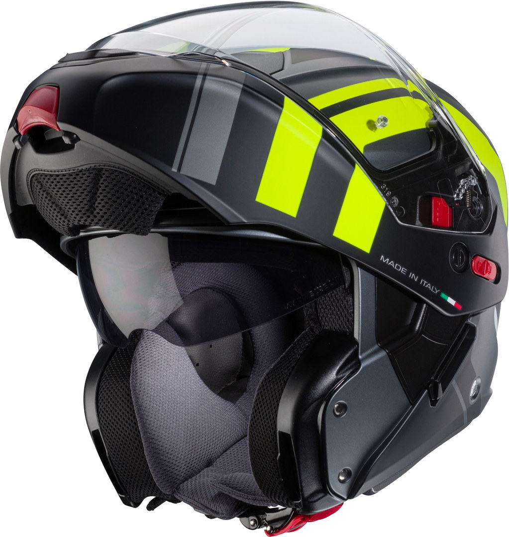 Caberg Horus X Road Casque Gris mat/jaune M (57/58) Figure 4