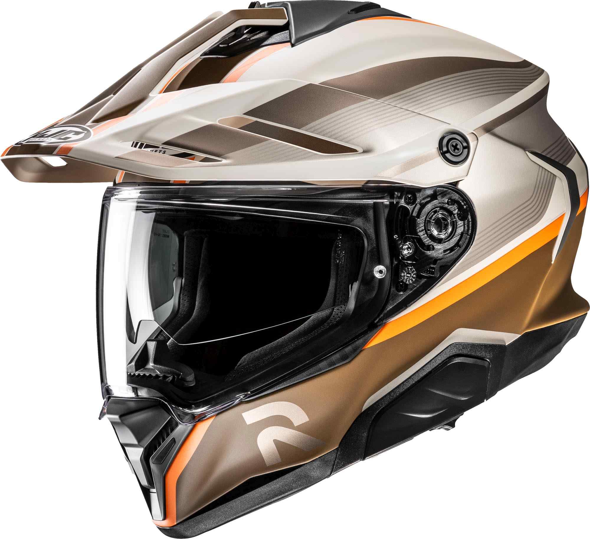 HJC RPHA 60 Arbre Casque d’enduro Blanc/Marron XL (60/61) Figure 1