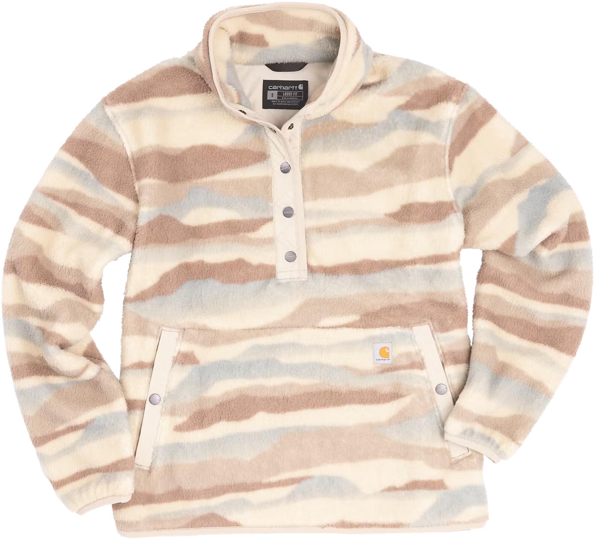 Carhartt Sherpa Dame-pullover brun/beige S Figur 1