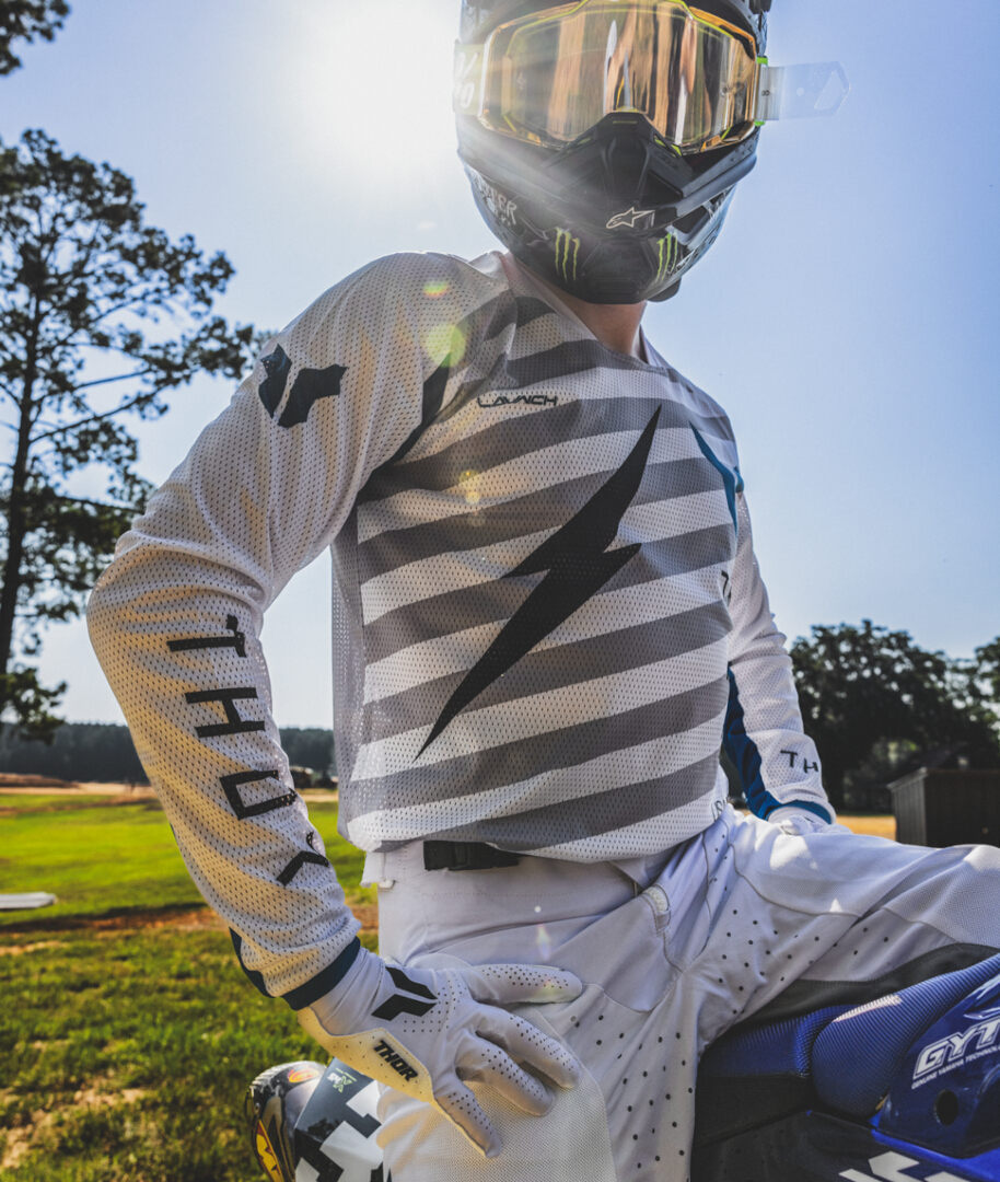 Thor Launchmode Vented Raid Tricou de motocross M Figura 9