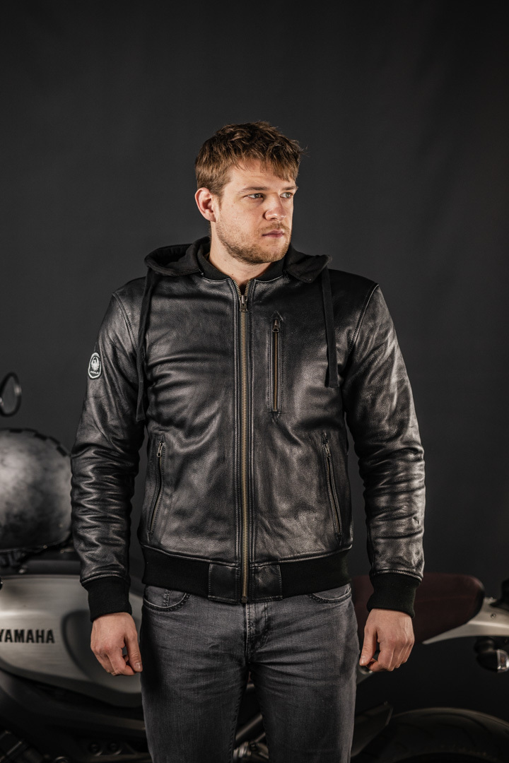 Merlin Trance Motorcycle Leather Jacket L Figure 6