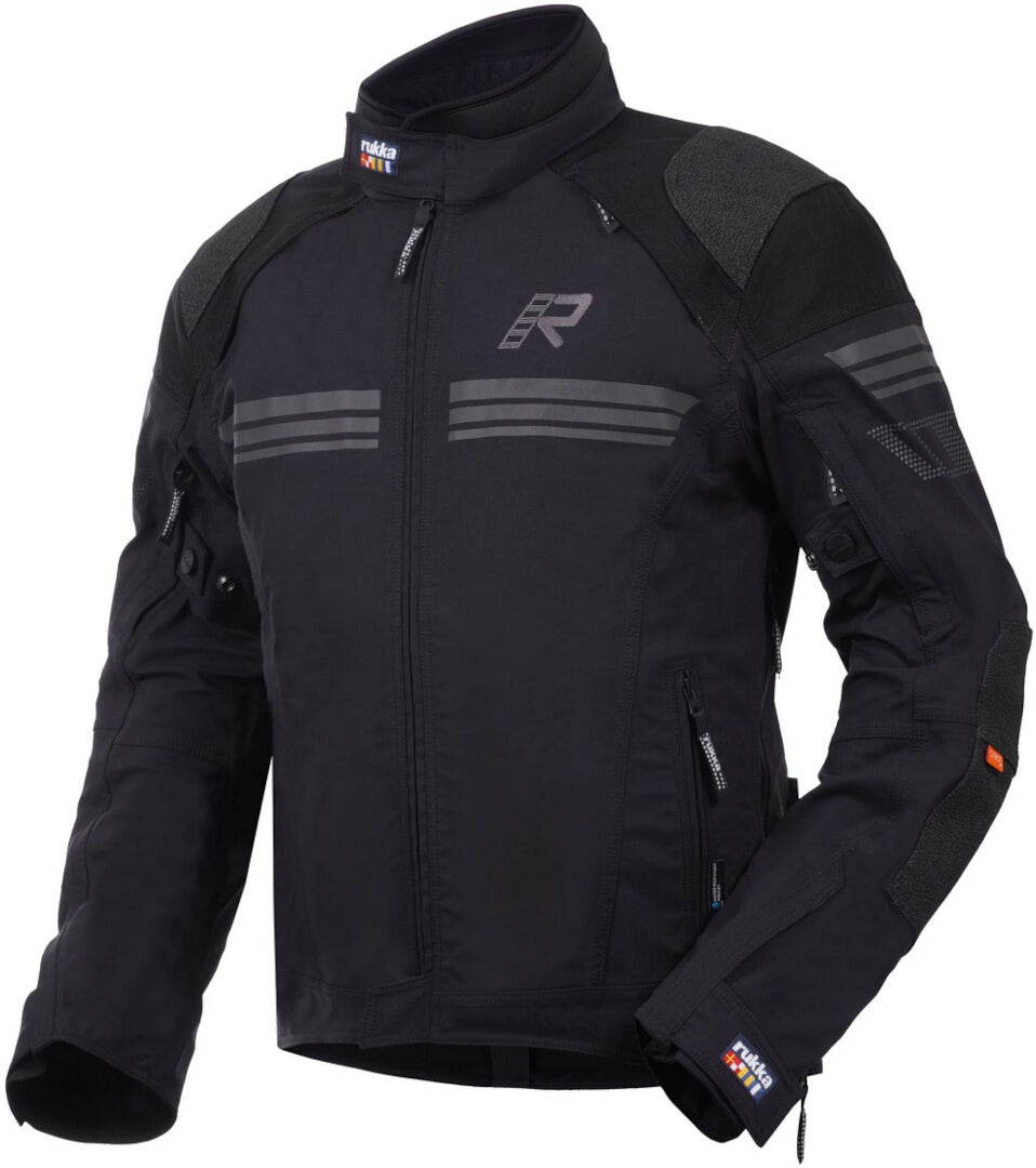 Rukka Armatou-R Motorfiets textiel jas Zwart 60 Figuur 1