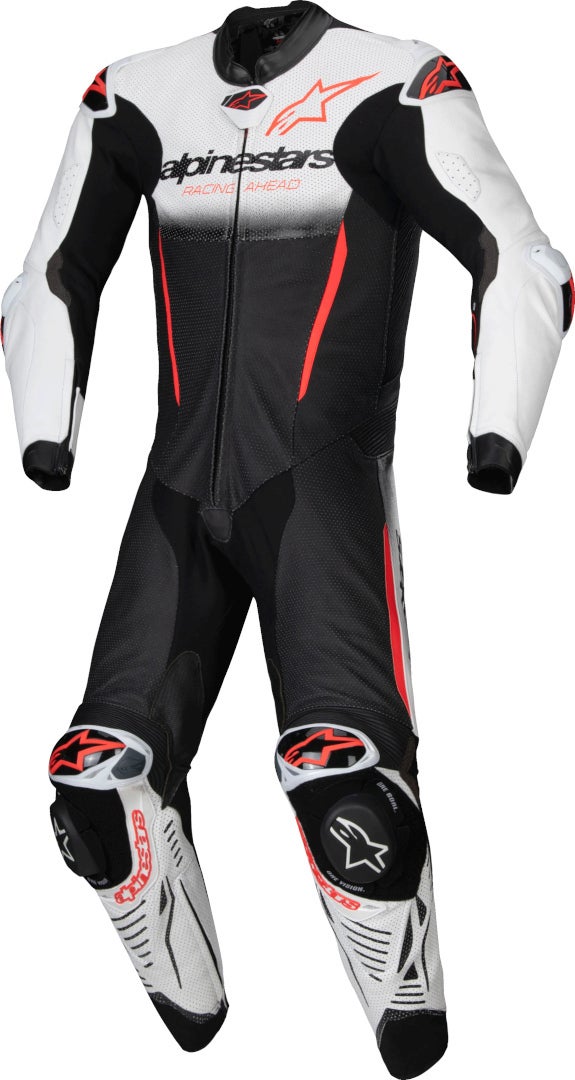 Alpinestars GP-R7 1-Piece Motorcycle Leather Suit white/black/red 62 Figure 1