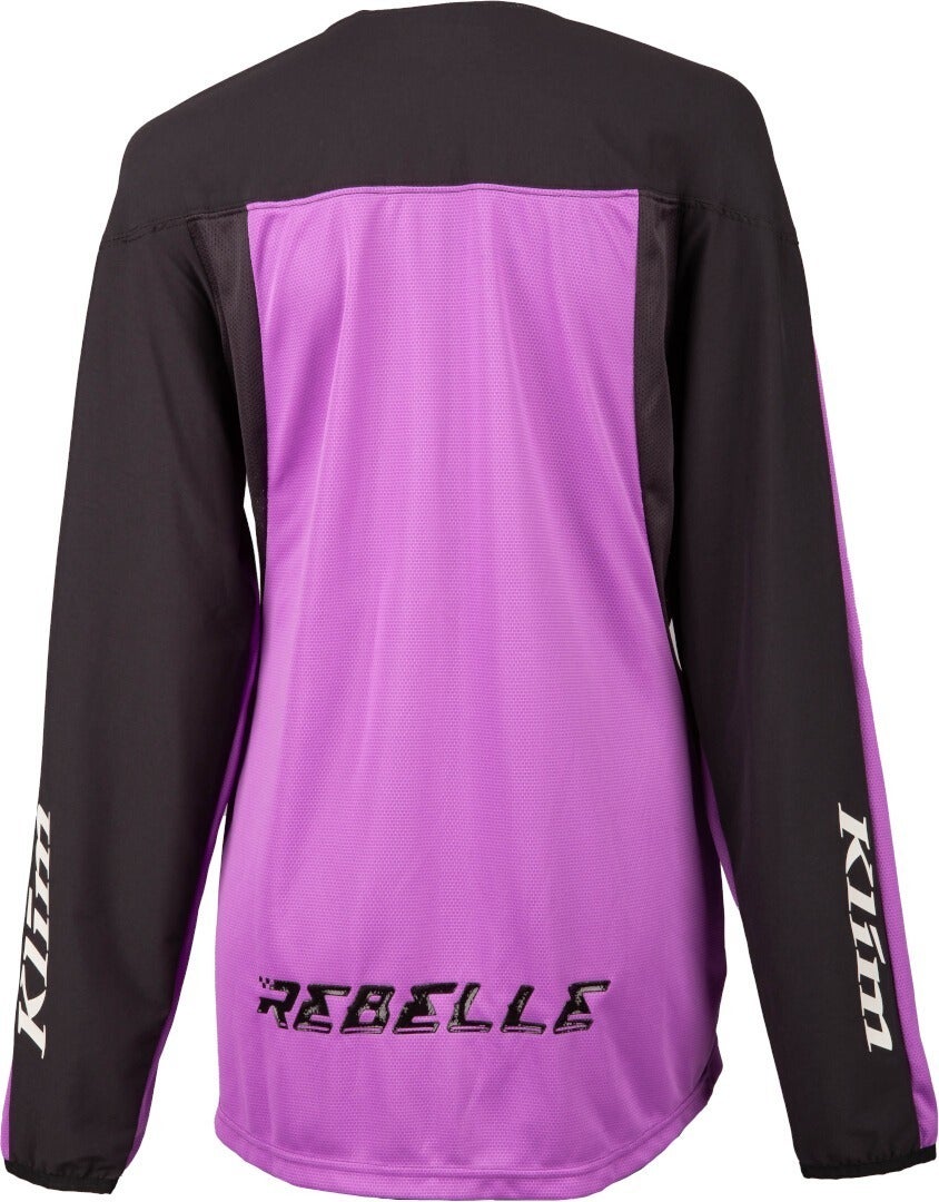 Klim Rebelle Dame Motocross trøje lilla/sort S Figur 4