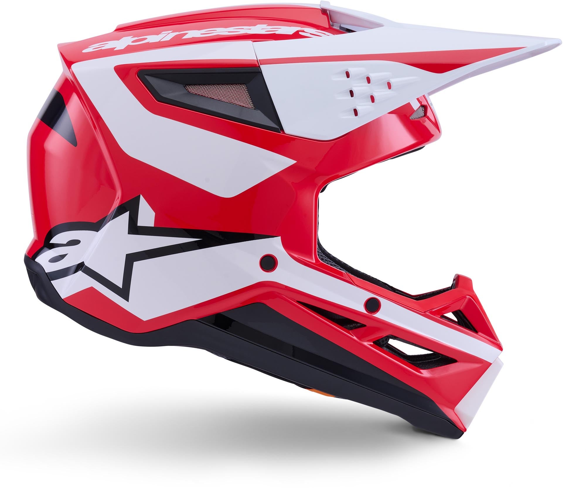 Alpinestars S-M3 Heat Шлем для мотокросса красно-белый S (55/56) Рисунок 5