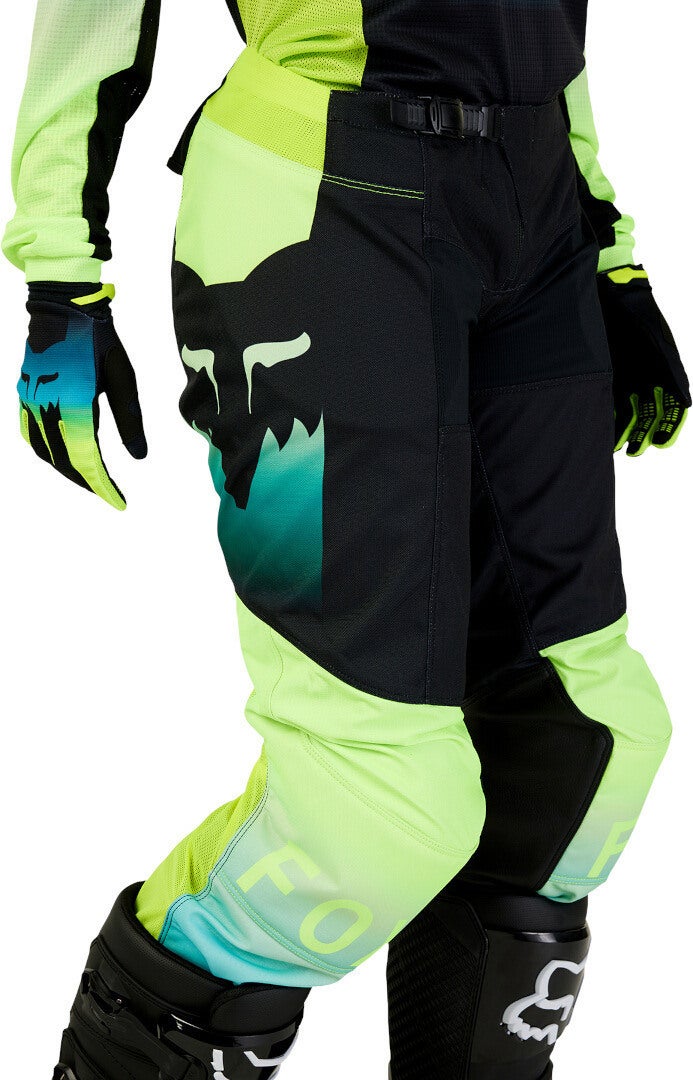 FOX 180 Flora Motocross Bukser til damer sort/grøn 8 Figur 5