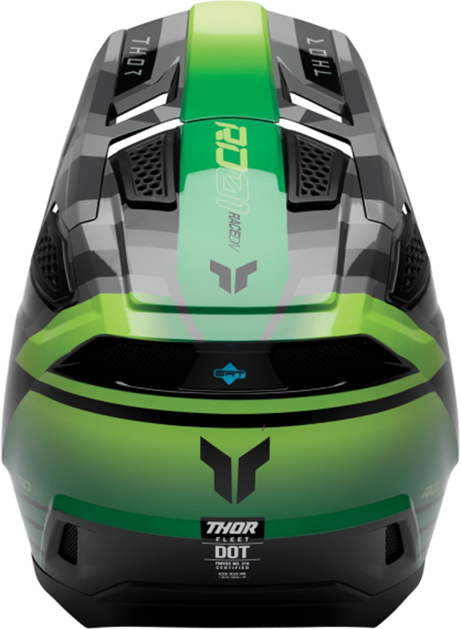 Thor Fleet Camber Motocross Helm schwarz/grün XL (61/62) Abbildung 3