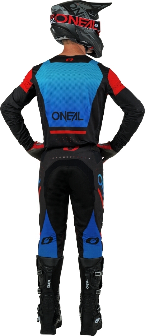 Oneal Prodigy Five Four Motocross bukser sort/blå/rød 36 Figur 4