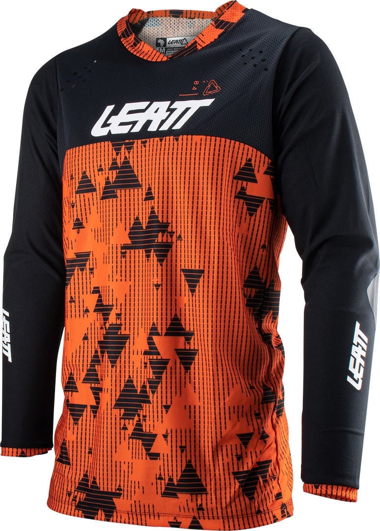 Leatt 4.5 Enduro Digital Motocross Jersey schwarz/orange M Abbildung 1